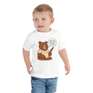 Bramble Bear Toddler Tee - 100% Cotton