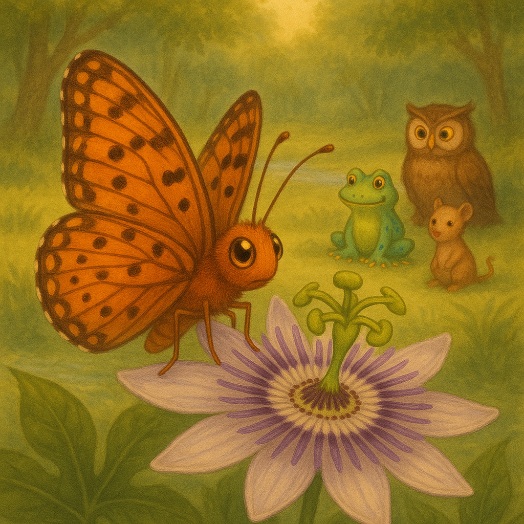 Freddy the fritillary butterfly